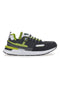 Sneakers Nere e Verdi Leone 127
