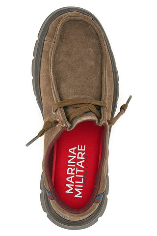 Scarpe Stringate Marroni Marina Militare 1717