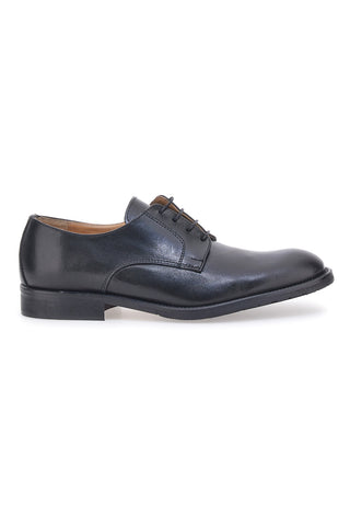 Schwarze Schnürschuhe aus echtem Leder Pittarello 6051