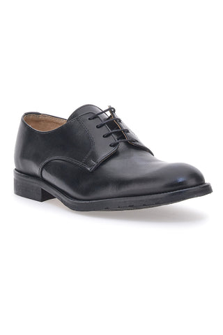 Schwarze Schnürschuhe aus echtem Leder Pittarello 6051