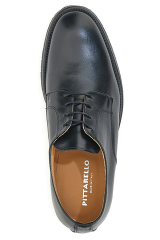 Schwarze Schnürschuhe aus echtem Leder Pittarello 6051