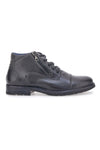 Graue Echtlederstiefel Out Put 620058