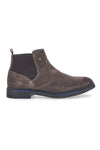 Braune Stiefeletten aus echtem Leder, Beatles Out Put 73057