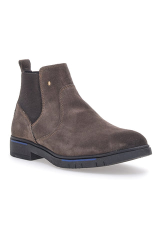 Braune Stiefeletten aus echtem Leder, Beatles Out Put 73057