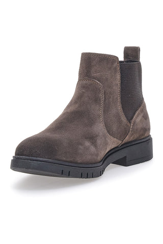Braune Stiefeletten aus echtem Leder, Beatles Out Put 73057