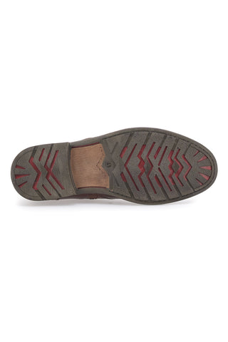 Braune Beatles-Stiefeletten aus echtem Leder, Out Put 73057