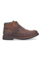 Braune Echtlederstiefel Out Put 72052