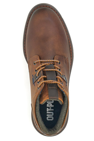 Braune Echtlederstiefel Out Put 72052