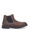 Beatles Braune Stiefel aus echtem Leder, Out Put 72064