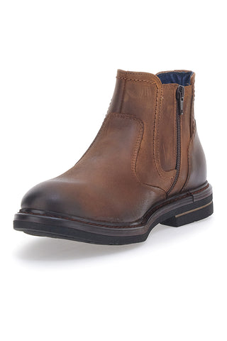 Beatles Braune Stiefel aus echtem Leder, Out Put 72064