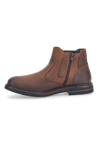Beatles Braune Stiefel aus echtem Leder, Out Put 72064