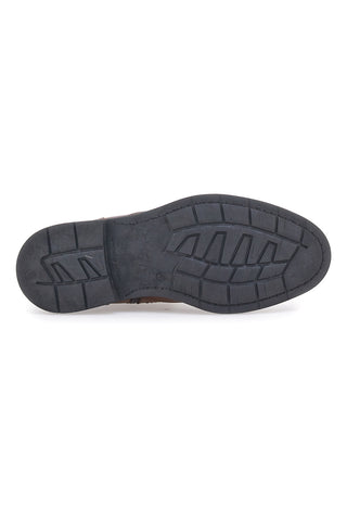 Beatles Braune Stiefel aus echtem Leder, Out Put 72064