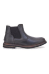 Braune Beatles-Stiefeletten Out Put 72064 aus echtem Leder