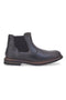 Braune Beatles-Stiefeletten Out Put 72064 aus echtem Leder