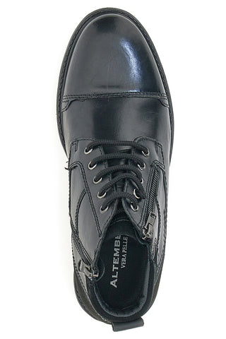 Altemberg 2352 Schwarze Schnürschuhe