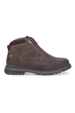 Altemberg 2204 Braune hohe Schnürschuhe