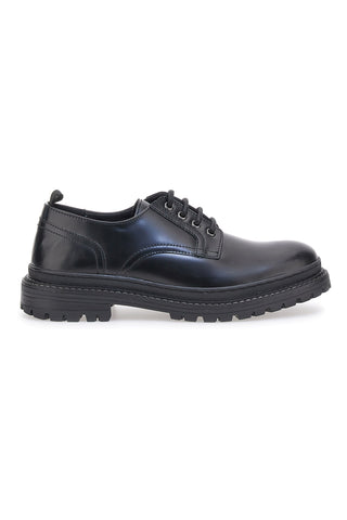 Schwarze Schnürschuhe aus echtem Leder Altemberg 22031