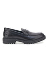 Mocassino Nero Vera Pelle Altemberg 23111
