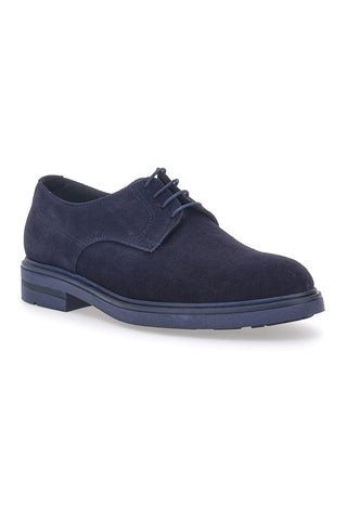 Scarpe Stringate Blu In Pelle Longford 606