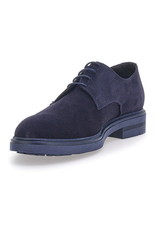 Scarpe Stringate Blu In Pelle Longford 606