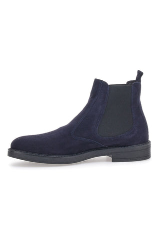 Stivaletti Beatles Blu in Pelle Scamosciata Longford 09