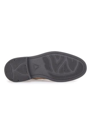 Taupefarbene Schnürschuhe aus echtem Leder Pittarello 6526