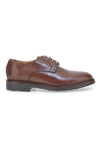 Braune Leder-Schnürschuhe Pittarello 6525