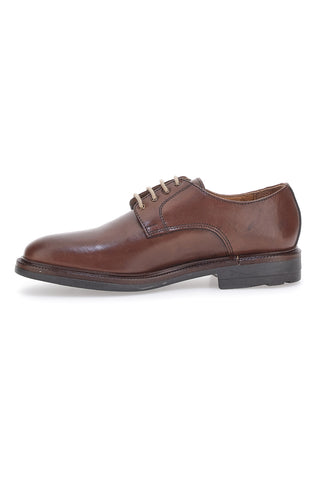Braune Leder-Schnürschuhe Pittarello 6525