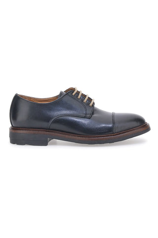 Scarpe Stringate Nere In Pelle Pittarello 6525