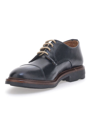Schwarze Leder-Schnürschuhe Pittarello 6525