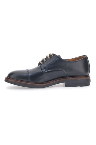 Schwarze Leder-Schnürschuhe Pittarello 6525