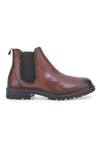 Braune Beatles-Stiefeletten Johes Land 35301