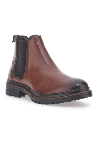 Braune Beatles-Stiefeletten Johes Land 35301