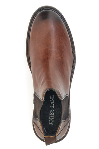 Braune Beatles-Stiefeletten Johes Land 35301