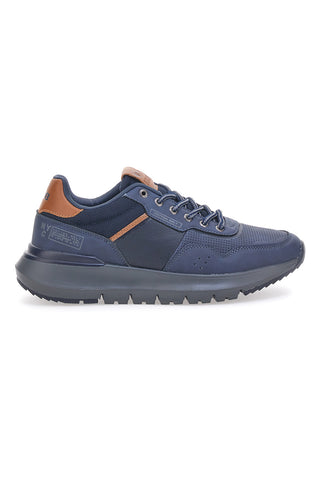 Blaue Nador-Sneaker mit Baumwollgürtel