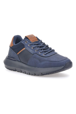 Blaue Nador-Sneaker mit Baumwollgürtel