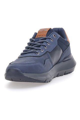 Blaue Nador-Sneaker mit Baumwollgürtel