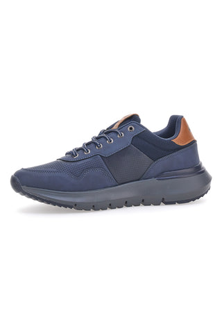 Blaue Nador-Sneaker mit Baumwollgürtel