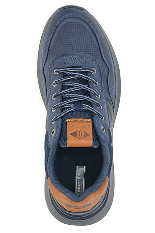 Blaue Nador-Sneaker mit Baumwollgürtel