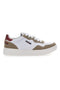 Weiße Sneakers Baumwollgürtel Austria Multi