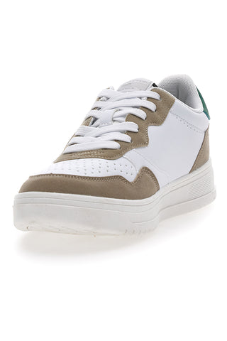 Weiße Sneakers Baumwollgürtel Austria Multi