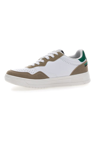 Weiße Sneakers Baumwollgürtel Austria Multi