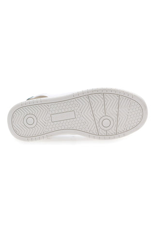 Weiße Sneakers Baumwollgürtel Austria Multi
