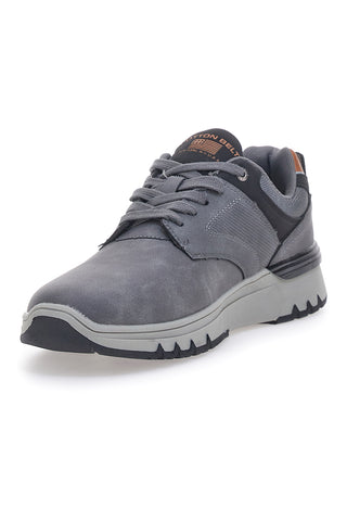 Graue Jay-Sneaker mit Baumwollgürtel
