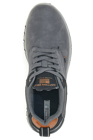 Graue Jay-Sneaker mit Baumwollgürtel