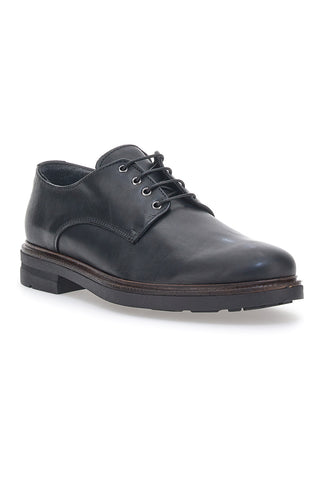 Scarpe Stringate Claremorris 220 Nero Vera Pelle