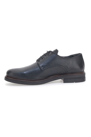 Scarpe Stringate Claremorris 220 Nero Vera Pelle