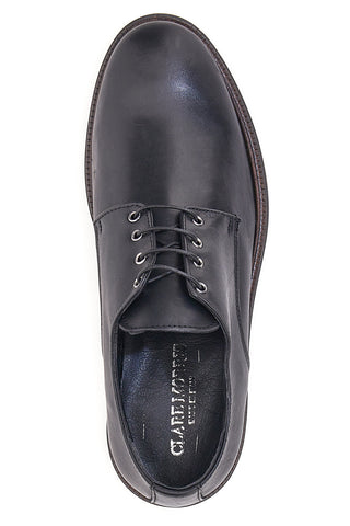 Scarpe Stringate Claremorris 220 Nero Vera Pelle