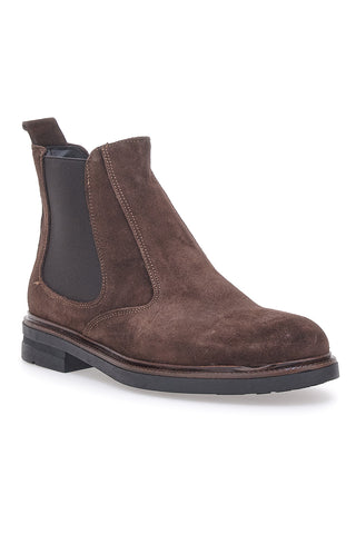 Stivaletti Beatles Marroni in Pelle Scamosciata Claremorris 042