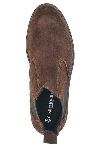 Stivaletti Beatles Marroni in Pelle Scamosciata Claremorris 042